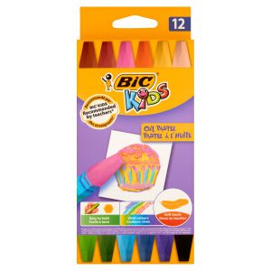 Pastele olejne Bic Kids, 12 kolorów